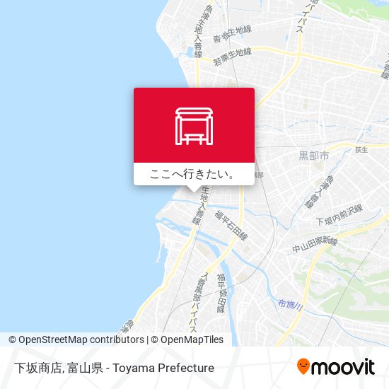 下坂商店地図