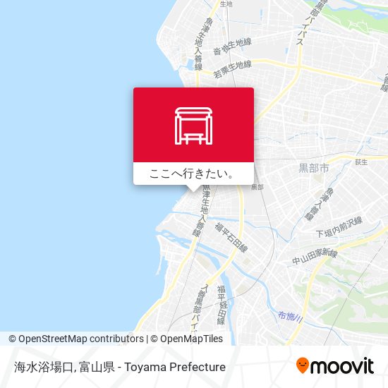 海水浴場口地図