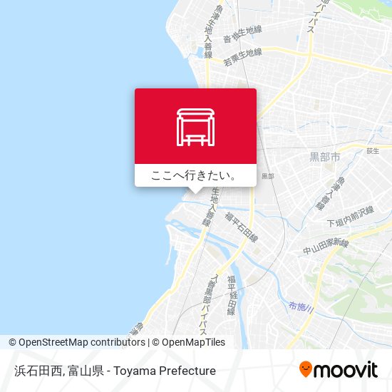 浜石田西地図