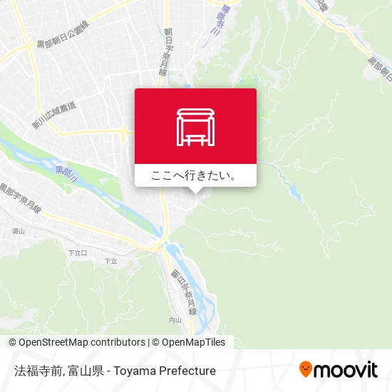 法福寺前地図