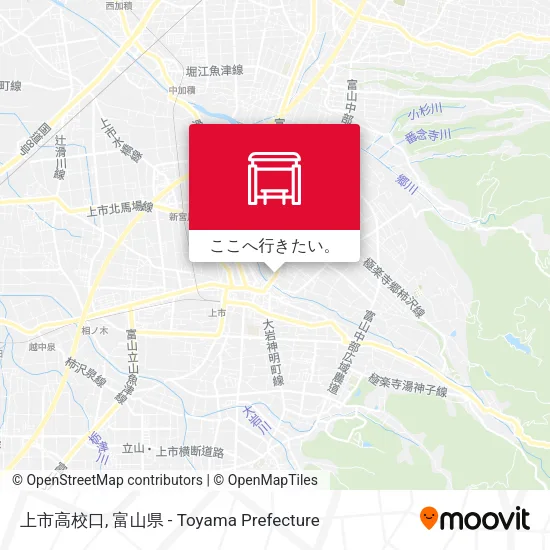 上市高校口地図