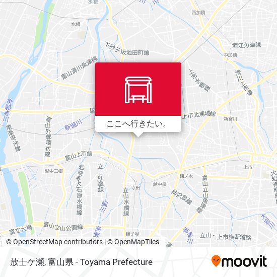 放士ケ瀬地図