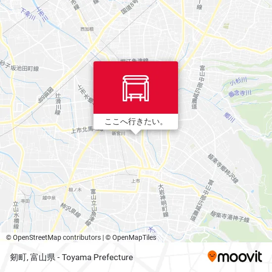 剱町地図