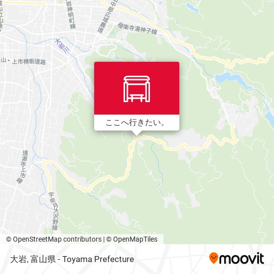 大岩地図