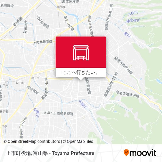 上市町役場地図