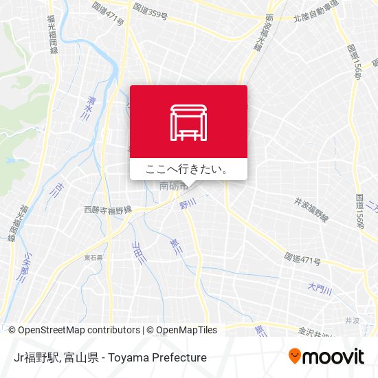 Jr福野駅地図
