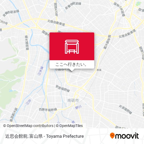 近思会館前地図