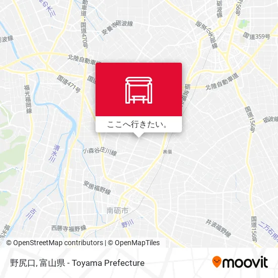 野尻口地図