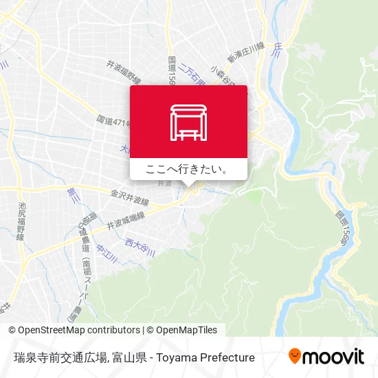 瑞泉寺前交通広場地図