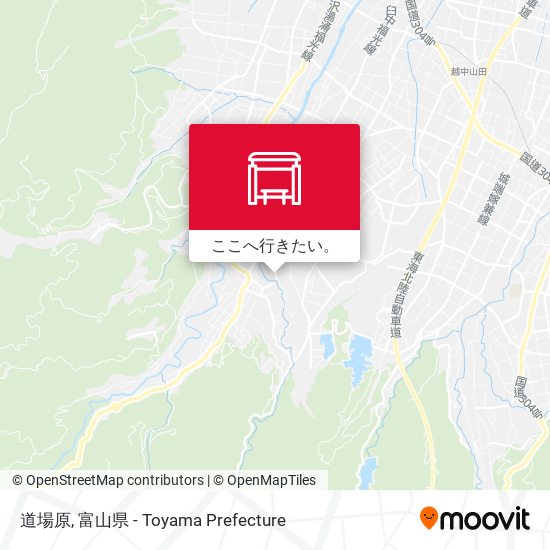 道場原地図