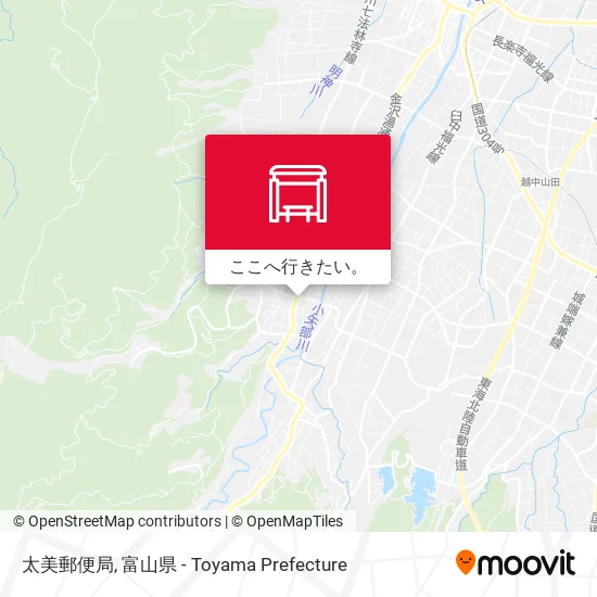太美郵便局地図