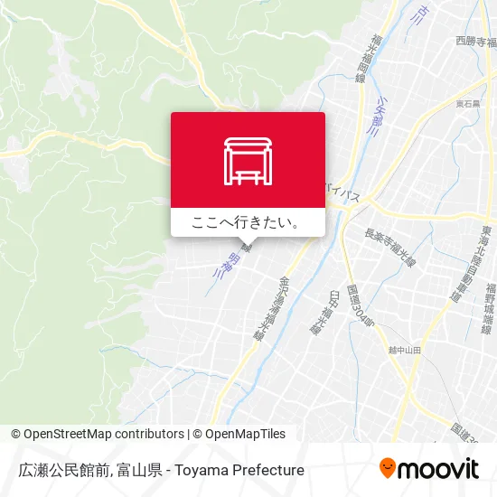 広瀬公民館前地図