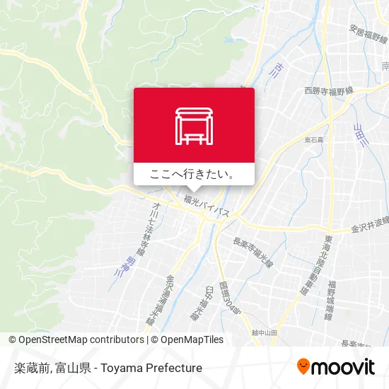 楽蔵前地図