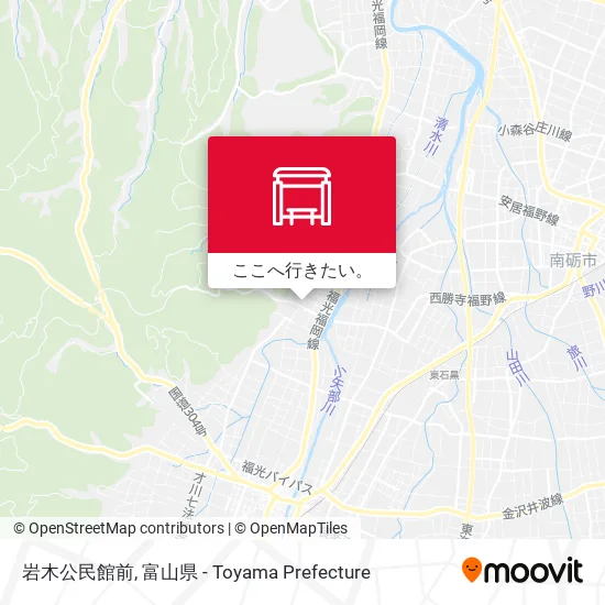 岩木公民館前地図