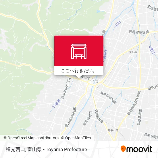 福光西口地図