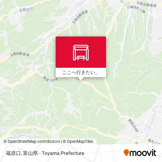 蔵原口地図