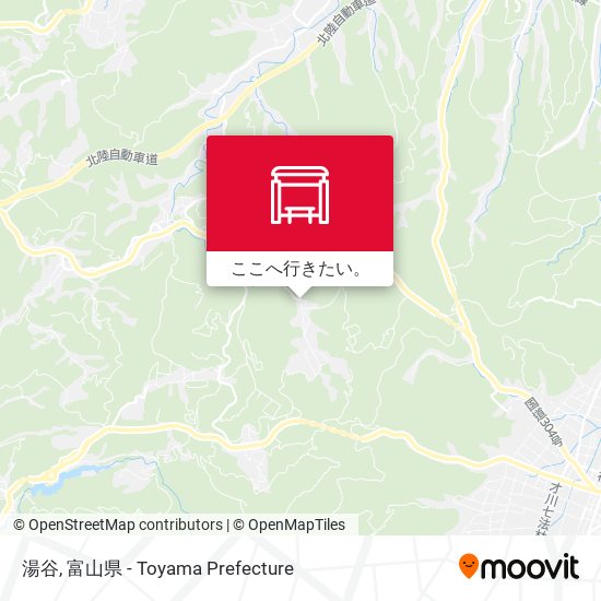 湯谷地図