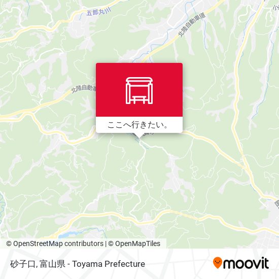 砂子口地図