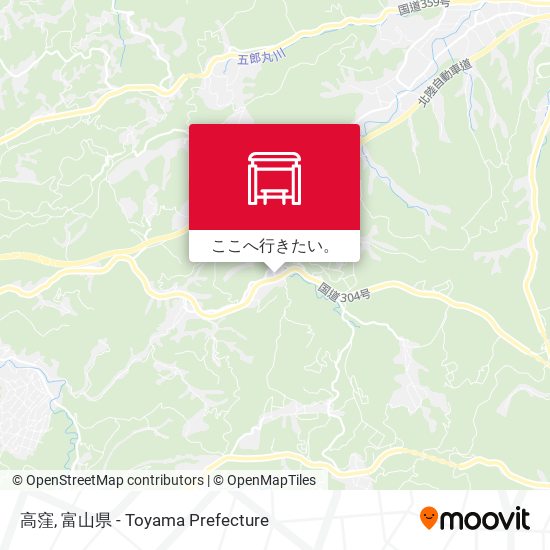 高窪地図