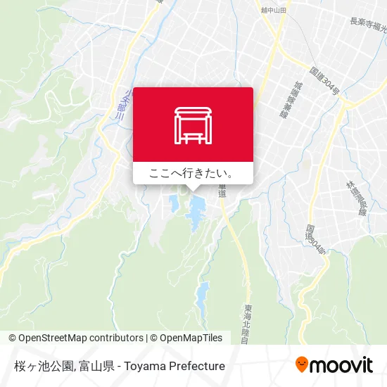 桜ヶ池公園地図