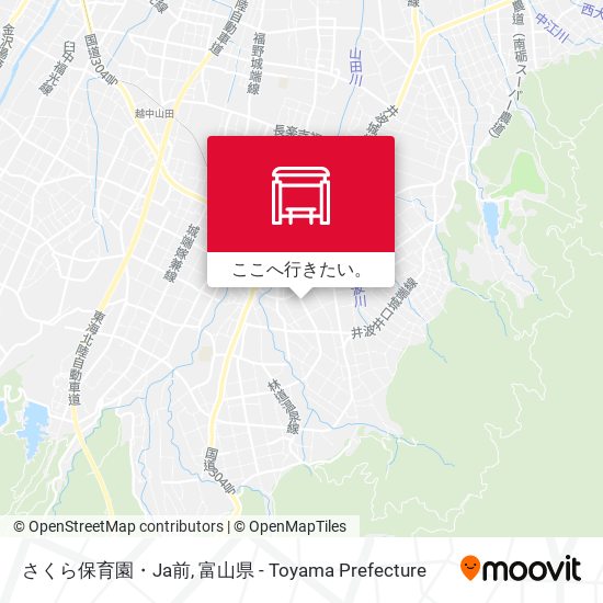 さくら保育園・Ja前地図
