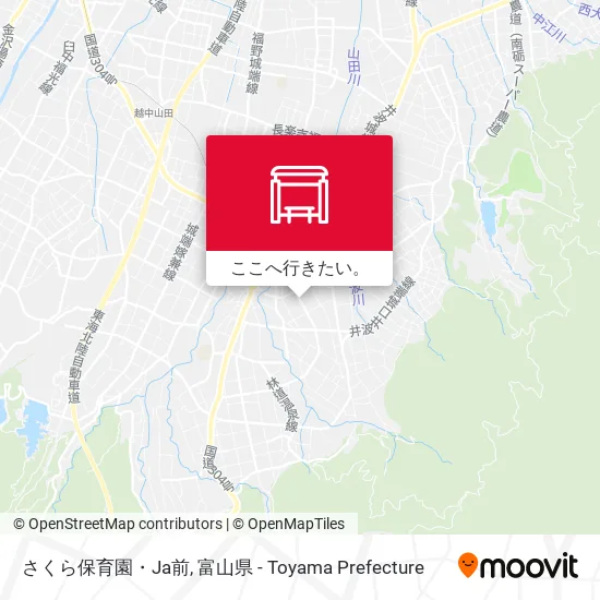 さくら保育園・Ja前地図