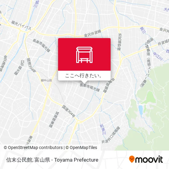 信末公民館地図