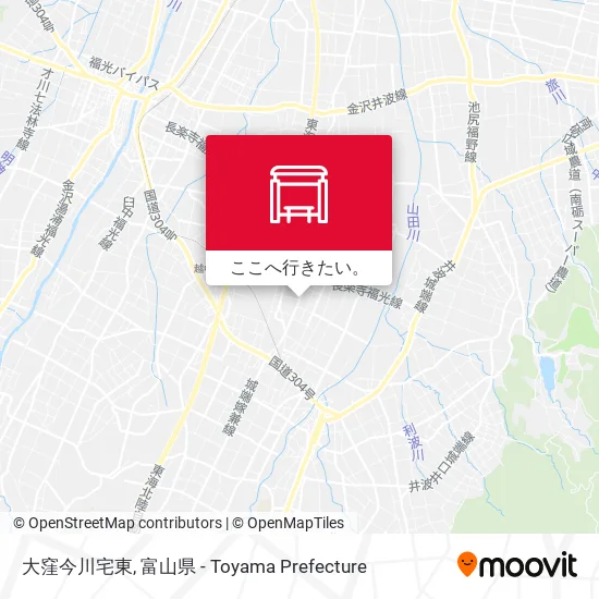 大窪今川宅東地図