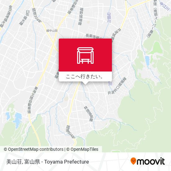 美山荘地図
