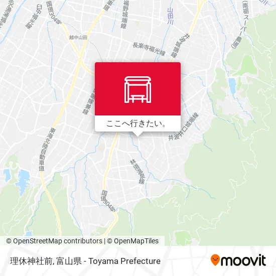 理休神社前地図