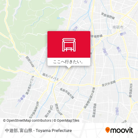 中遊部地図