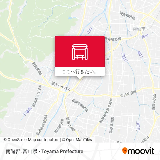 南遊部地図