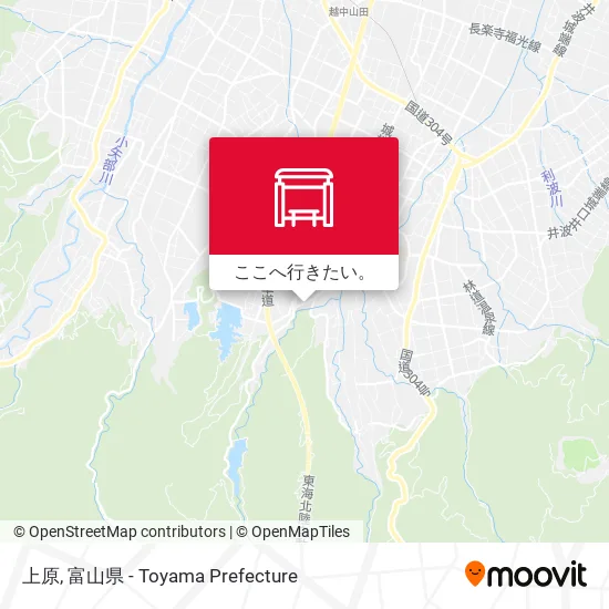 上原地図
