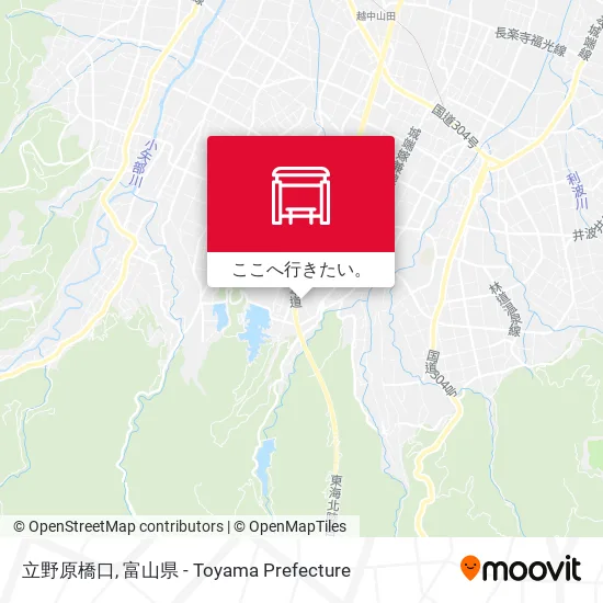 立野原橋口地図