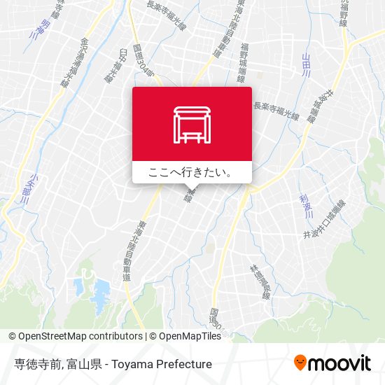 専徳寺前地図