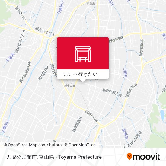 大塚公民館前地図