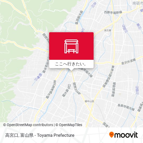 高宮口地図