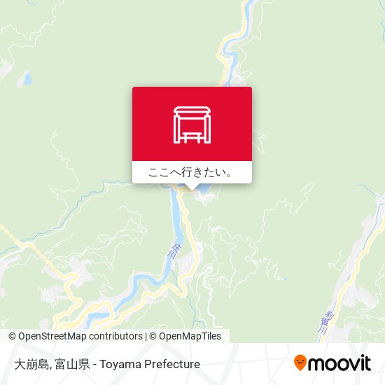 大崩島地図