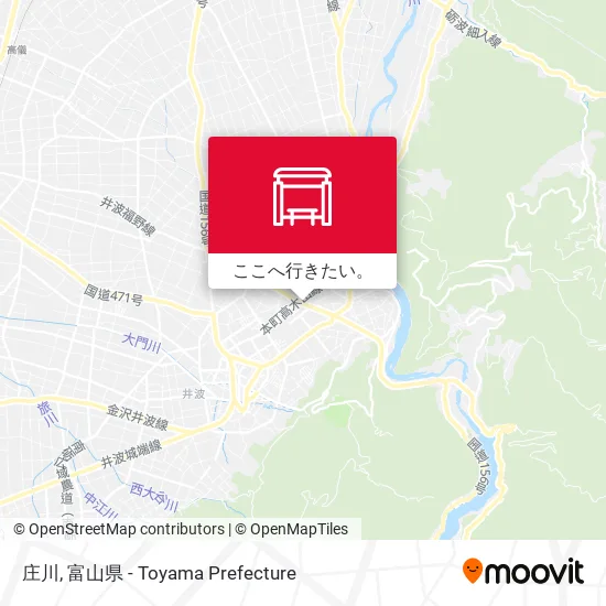 庄川地図