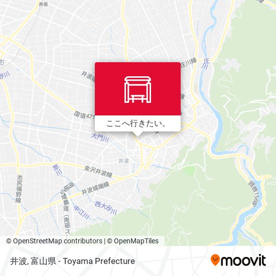 井波地図