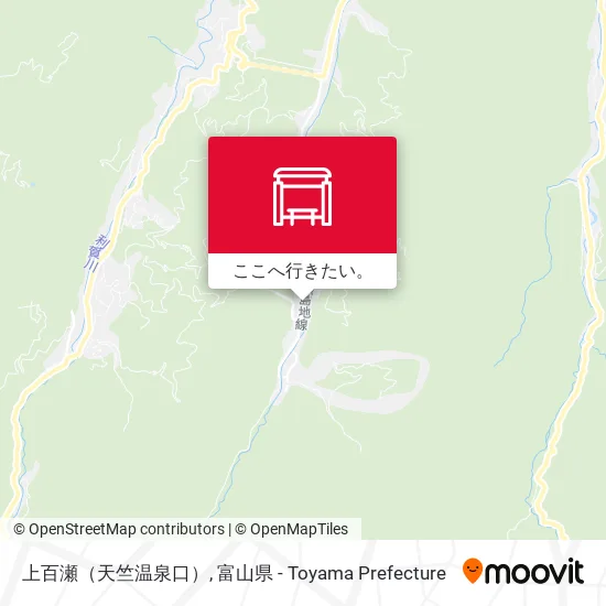 上百瀬（天竺温泉口）地図