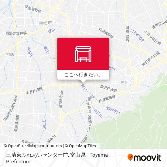 三清東ふれあいセンター前地図