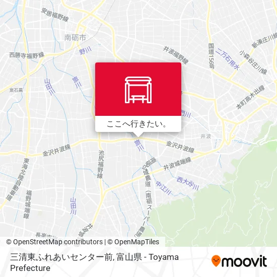 三清東ふれあいセンター前地図