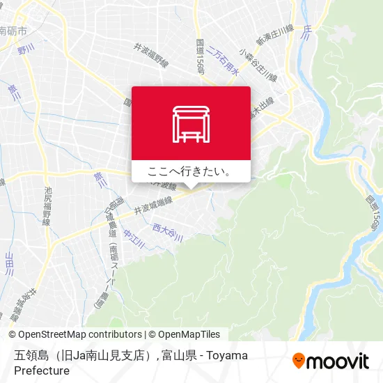 五領島（旧Ja南山見支店）地図