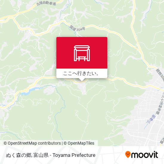 ぬく森の郷地図