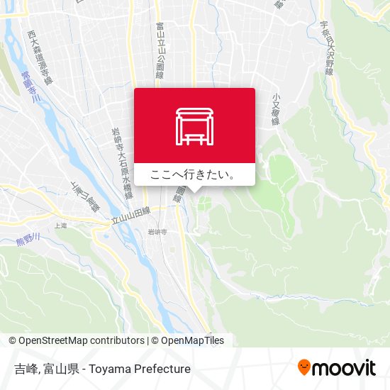 吉峰地図