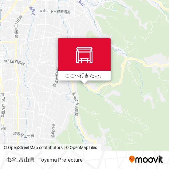 虫谷地図