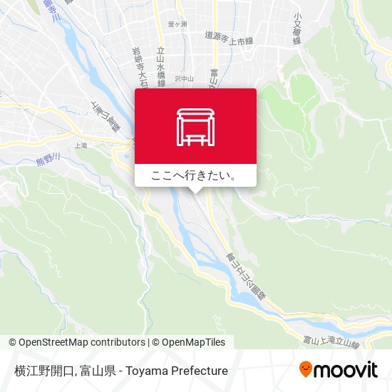 横江野開口地図