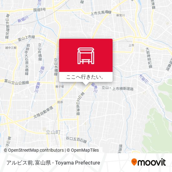 アルビス前地図