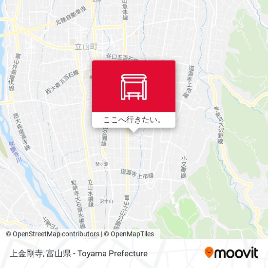 上金剛寺地図